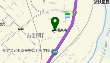 錦渓山極楽寺の地図画像