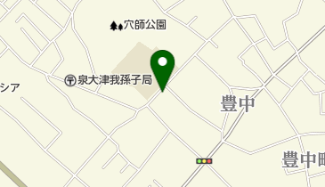 穴師薬師寺の地図画像