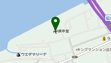 庚申堂の地図画像