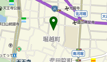 四天王寺庚申堂の地図画像