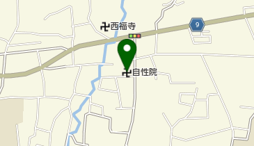 自性院の地図画像