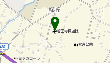 尊鉢厄神釈迦院の地図画像