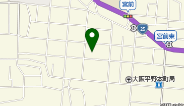 長寶寺の地図画像