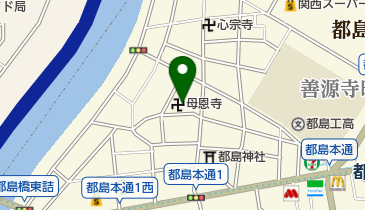 母恩寺の地図画像