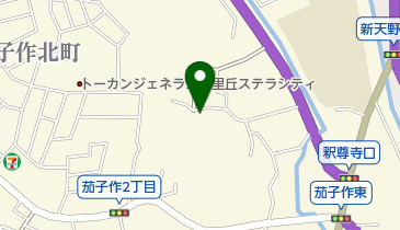 釋尊寺の地図画像