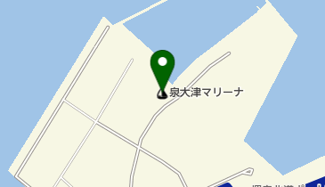 泉大津マリーナの地図画像