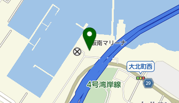 阪南マリーナの地図画像