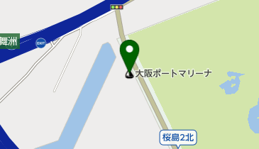 大阪ポートマリーナの地図画像