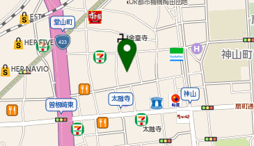 ニュージャパンサウナ梅田店の地図画像
