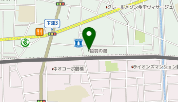 延羽の湯鶴橋店の地図画像