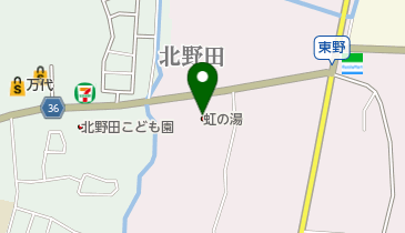 天然温泉虹の湯大阪狭山店の地図画像