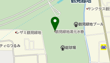 鶴見緑地湯元水春の地図画像
