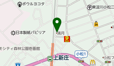 天然温泉満月の地図画像