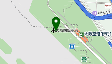 大阪国際空港の地図画像