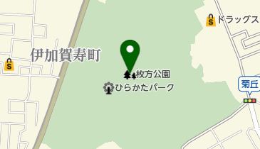 枚方公園の地図画像
