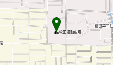 高槻市牧田運動広場の地図画像
