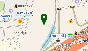 うめきた公園の地図画像
