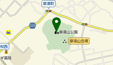 摩湯山公園の地図画像