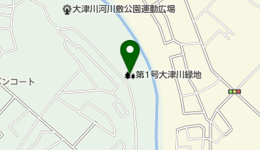 第1号大津川緑地の地図画像
