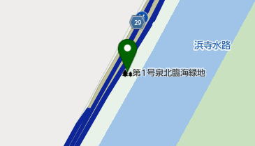 第1号泉北臨海緑地の地図画像