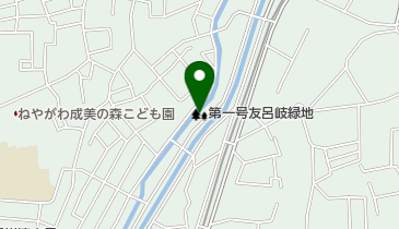 第一号友呂岐緑地の地図画像