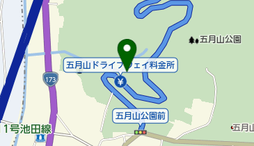 第1号五月山緑地の地図画像