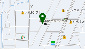 吉原北公園の地図画像