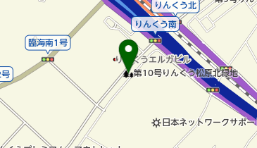 第10号りんくう松原北緑地の地図画像