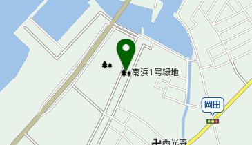 第1号りんくう南浜1号緑地の地図画像