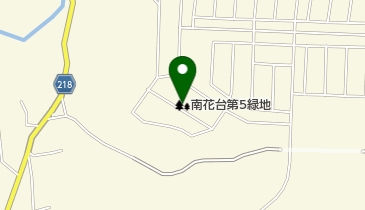 南花台第5緑地の地図画像