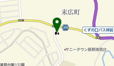 清見台第10緑地の地図画像