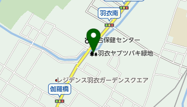 羽衣ヤブツバキ緑地の地図画像