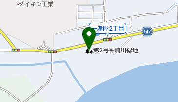 第2号神崎川緑地の地図画像