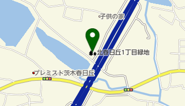 北春日丘1丁目緑地の地図画像