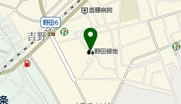 野田緑地の地図画像