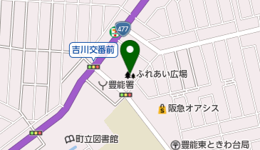 町立ふれあい広場の地図画像