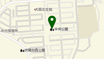 伏尾台北中央公園の地図画像