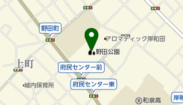 野田公園の地図画像