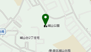 城山公園の地図画像
