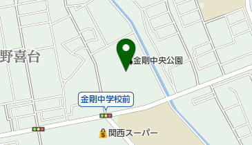 金剛中央公園の地図画像