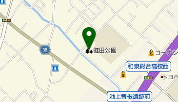 畦田公園の地図画像