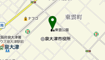 東雲公園の地図画像