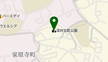 深井北町公園の地図画像