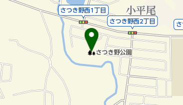 さつき野公園の地図画像