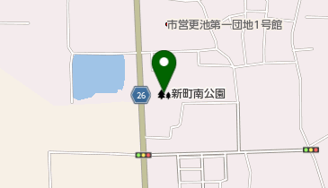 新町南公園の地図画像