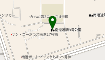 南港近隣3号公園の地図画像