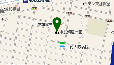 中加賀屋公園の地図画像