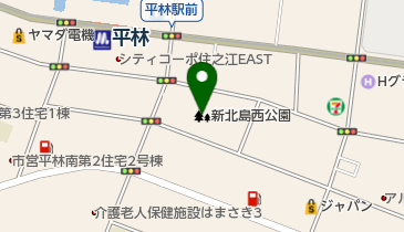 北島2号公園の地図画像