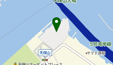 天保山公園の地図画像
