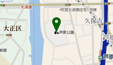芦原公園の地図画像